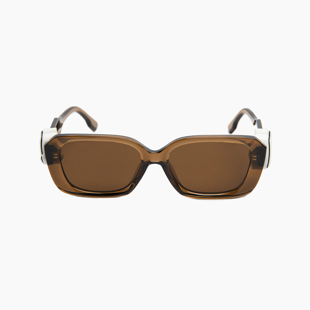 "WAVE" Sunnies | Brown | Brown Lense