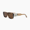 "WAVE" Sunnies | Brown | Brown Lense