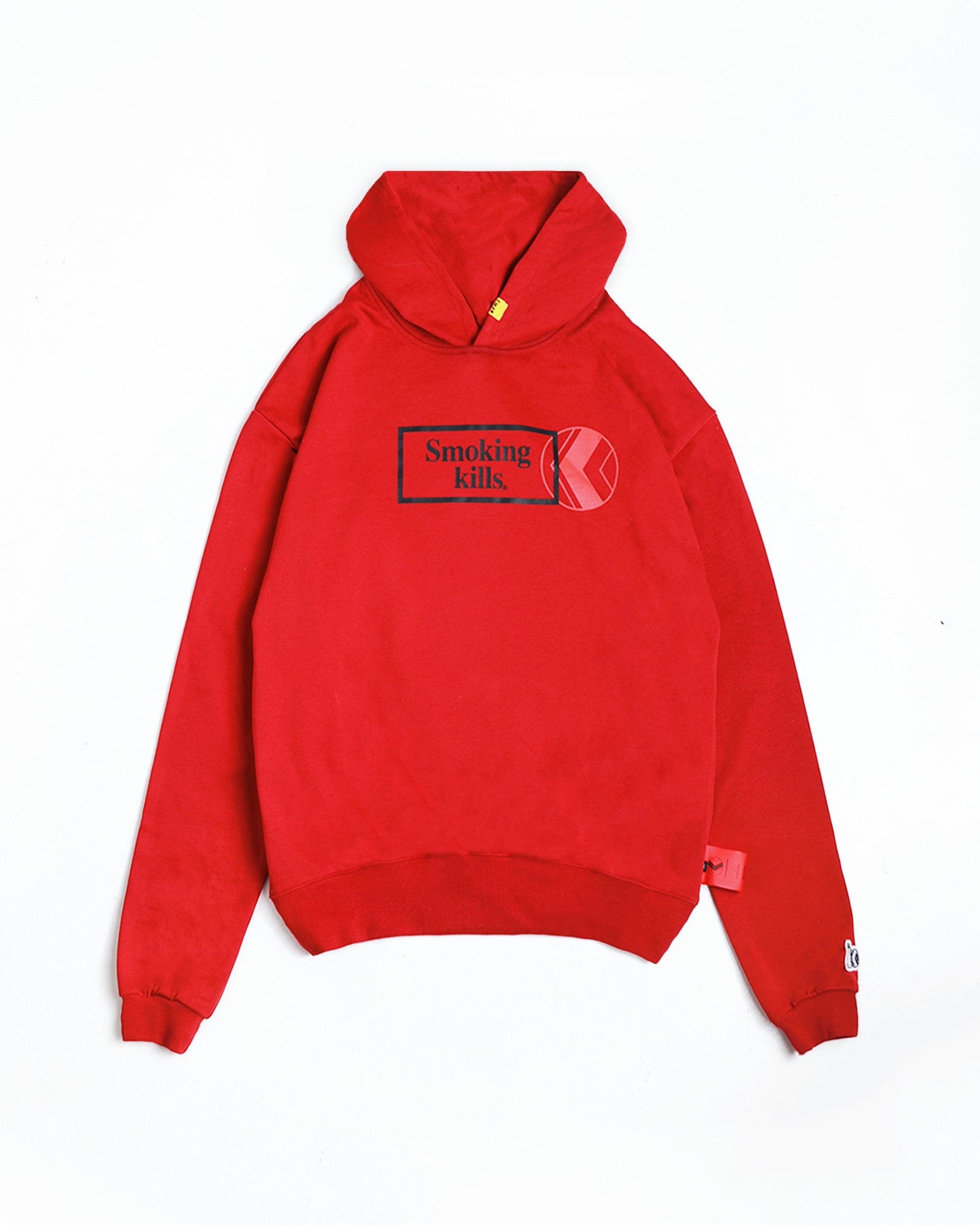 NU x FR2 "WAN FR2" HOODIE | BURGUNDY