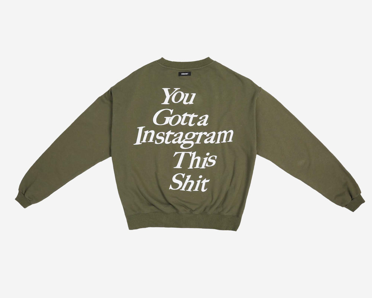 IG SWEAT SWEATER | DARK GREEN