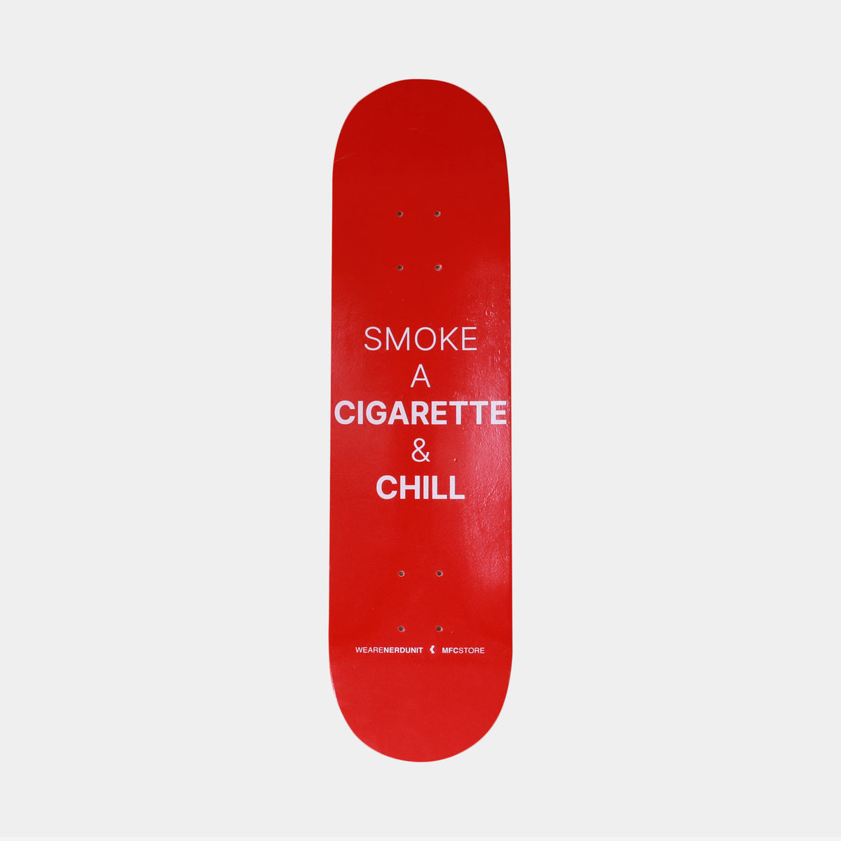 SMOKE SKATEBOARD CHAIR | RED