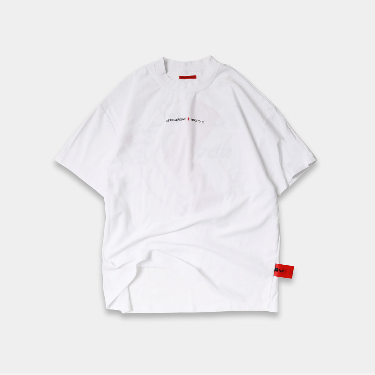 NU x MFC LOGO TEE | WHITE
