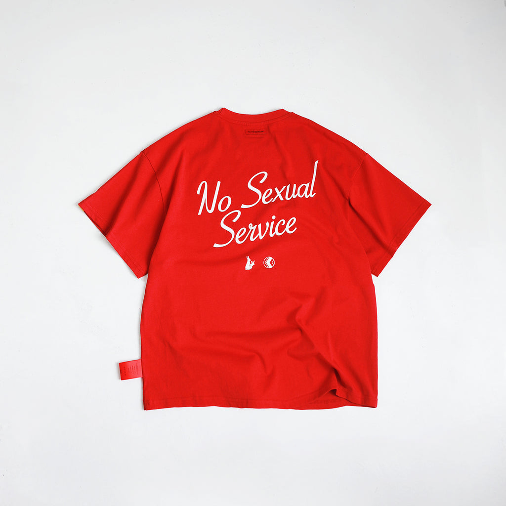 NU x FR2 "ADULTS ONLY" TEE | BURGUNDY