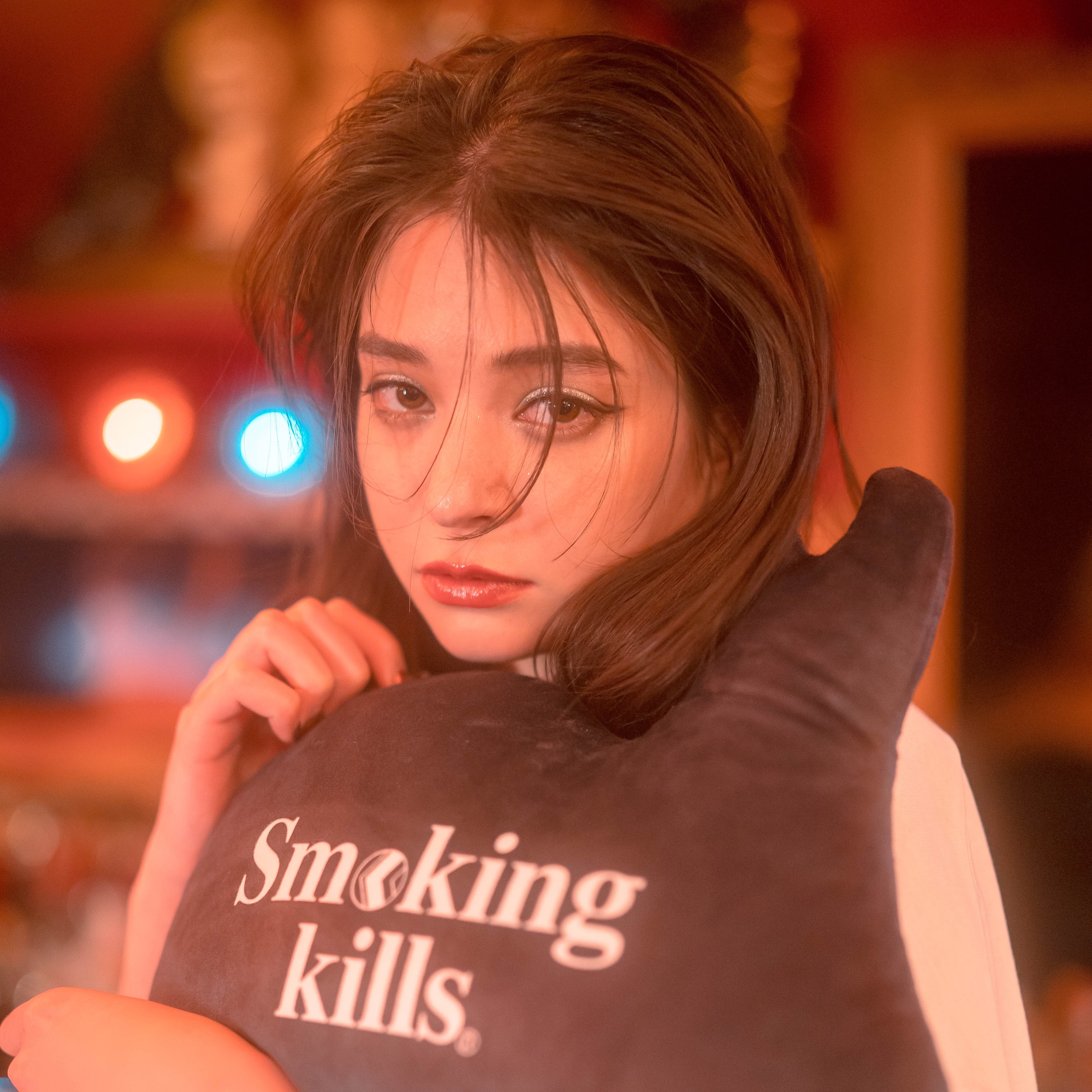 NU x FR2 "NO PHOTOS" TEE | BURGUNDY