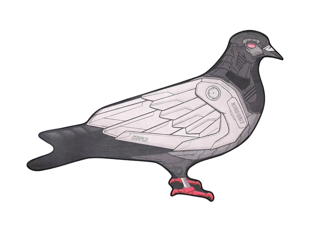 NU X STAPLE Robotic Pigeon Rug | Gray