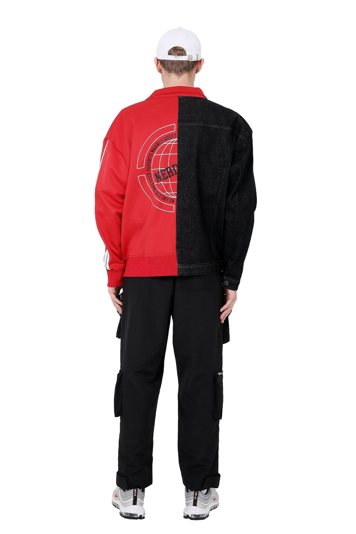 STITCHED DUAL JACKET | RED