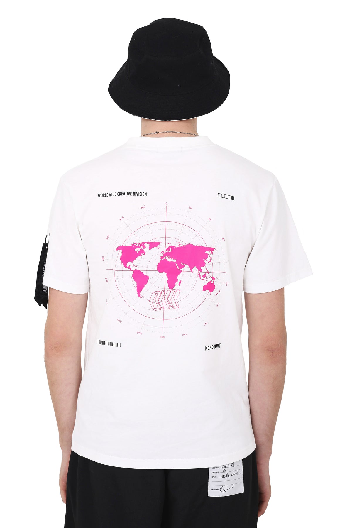 WORLD MAP TEE | WHITE