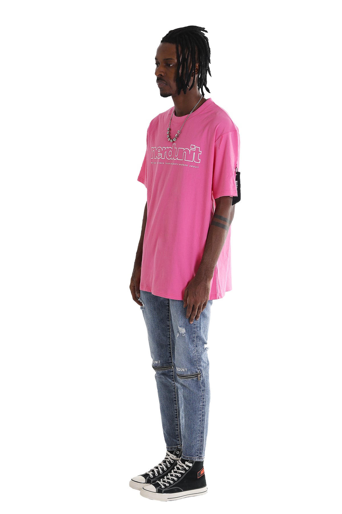 OUTLINE TEE | HOT PINK