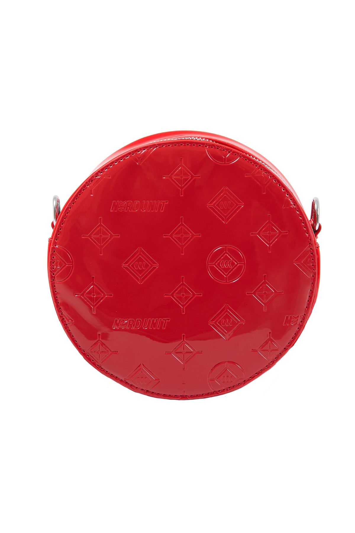 MONOGRAM ROUND BAG | RED