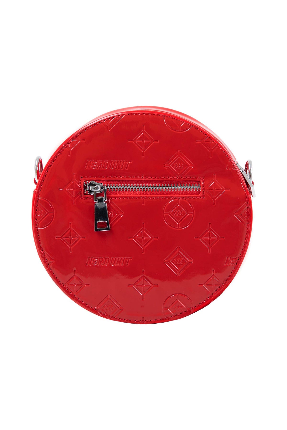 MONOGRAM ROUND BAG | RED