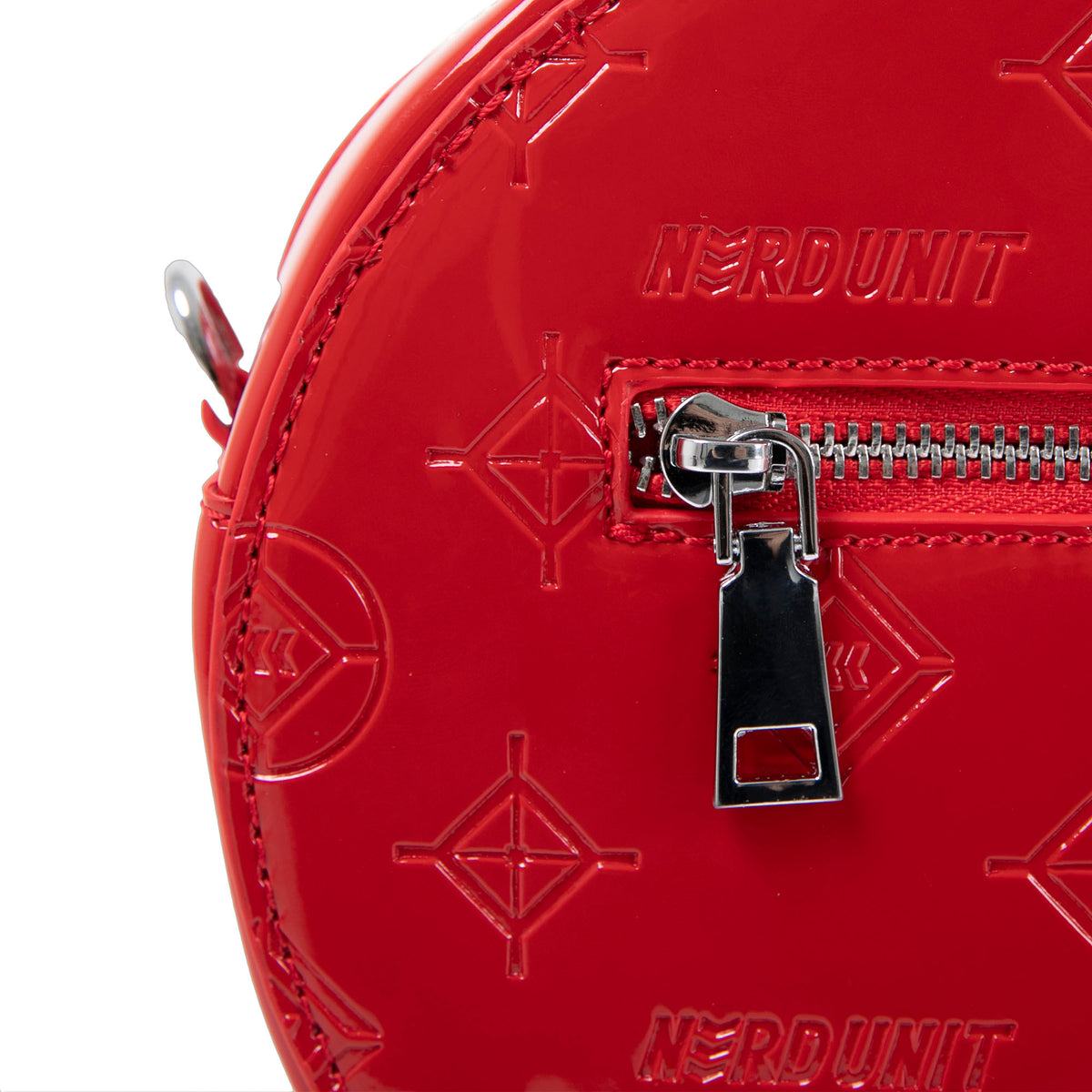 MONOGRAM ROUND BAG | RED