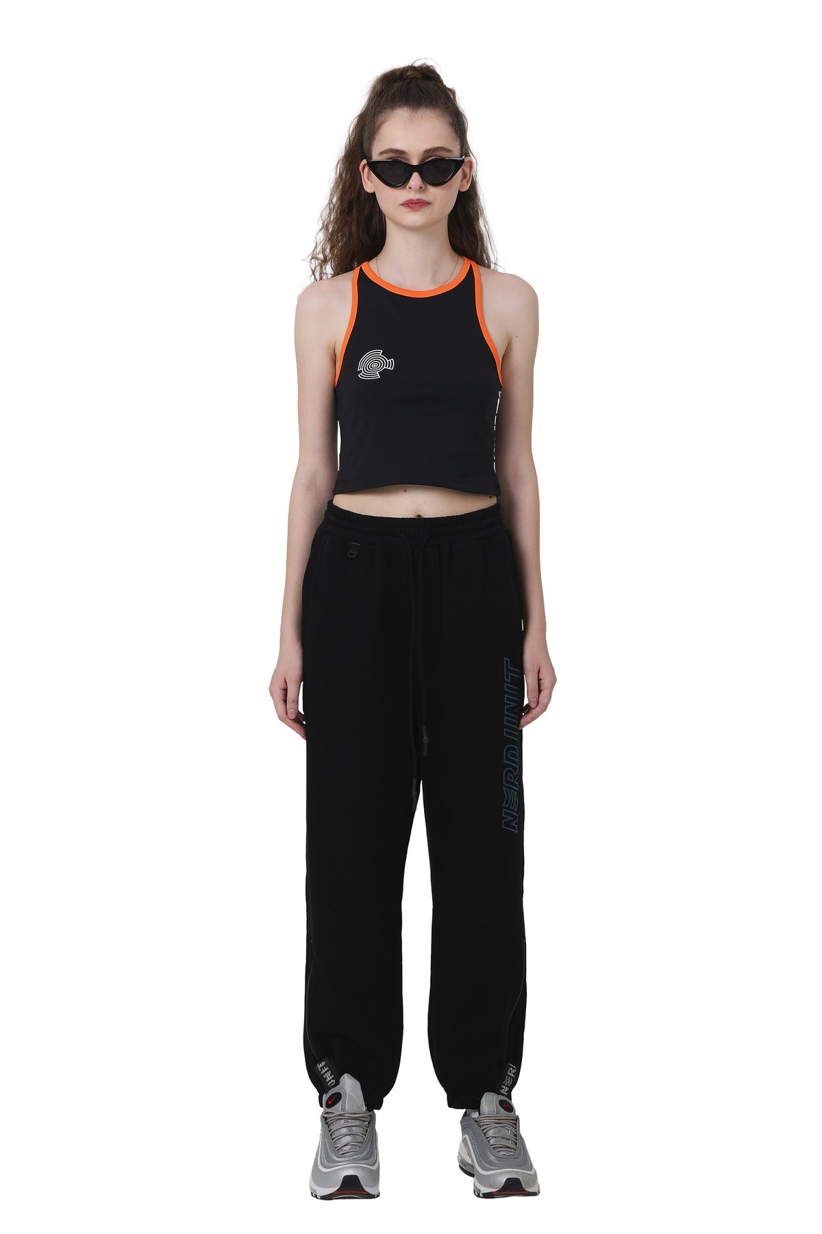 CUT IN CROP TOP | BLACK