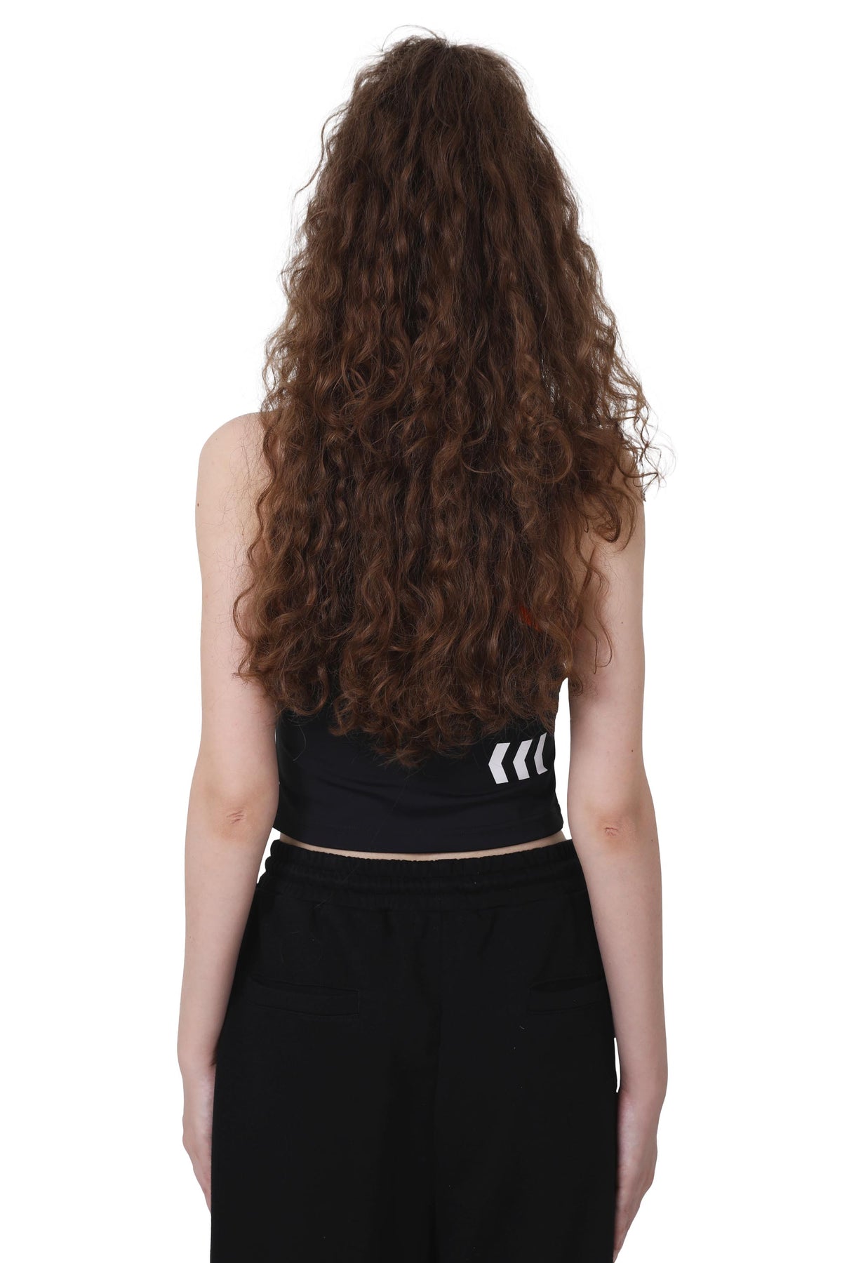 CUT IN CROP TOP | BLACK