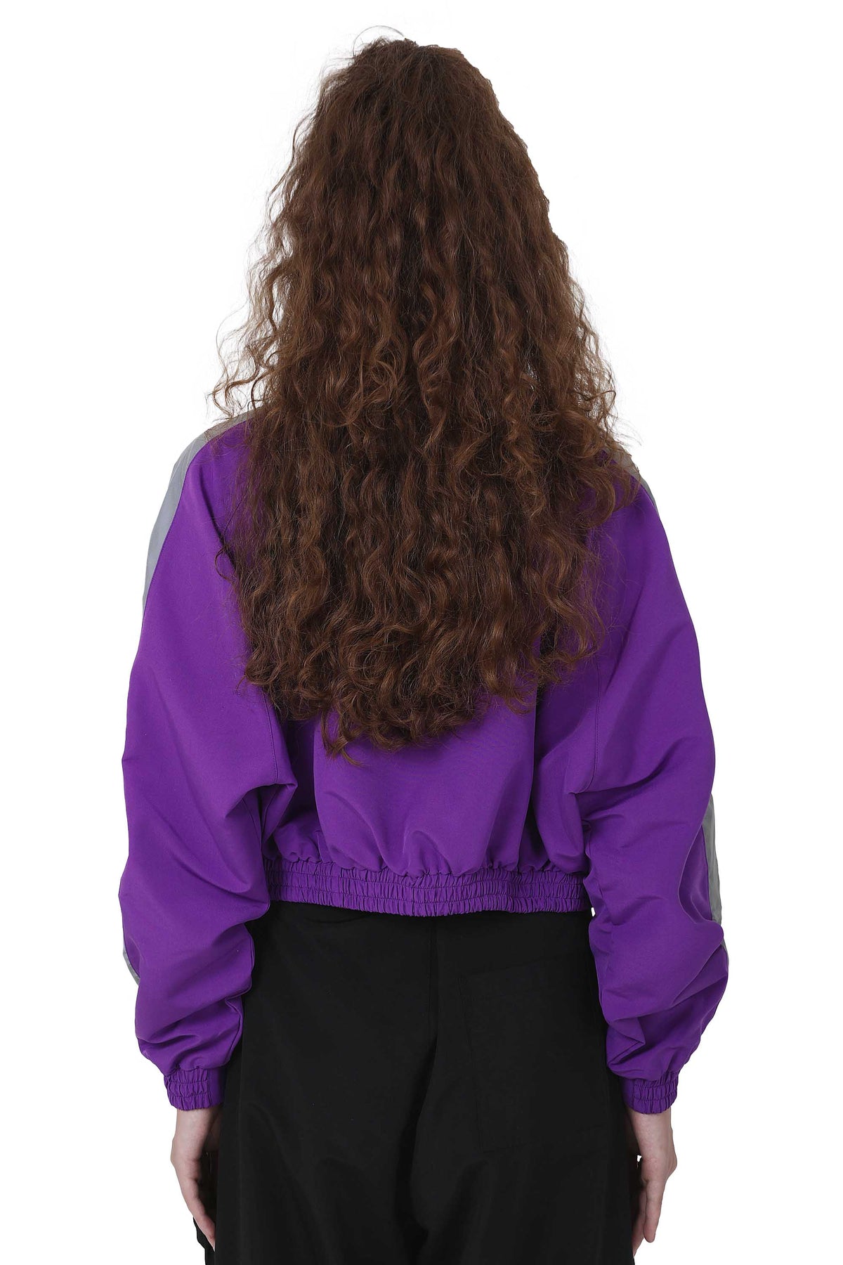 TRACK IT CROP JACKET | PURPLE