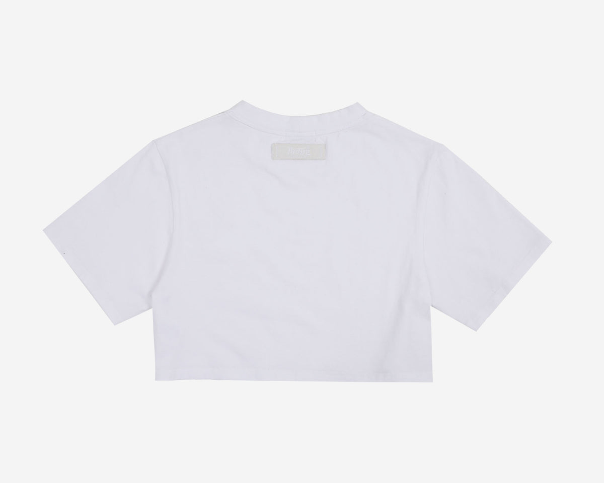 "NEU" CROP TOP | WHITE