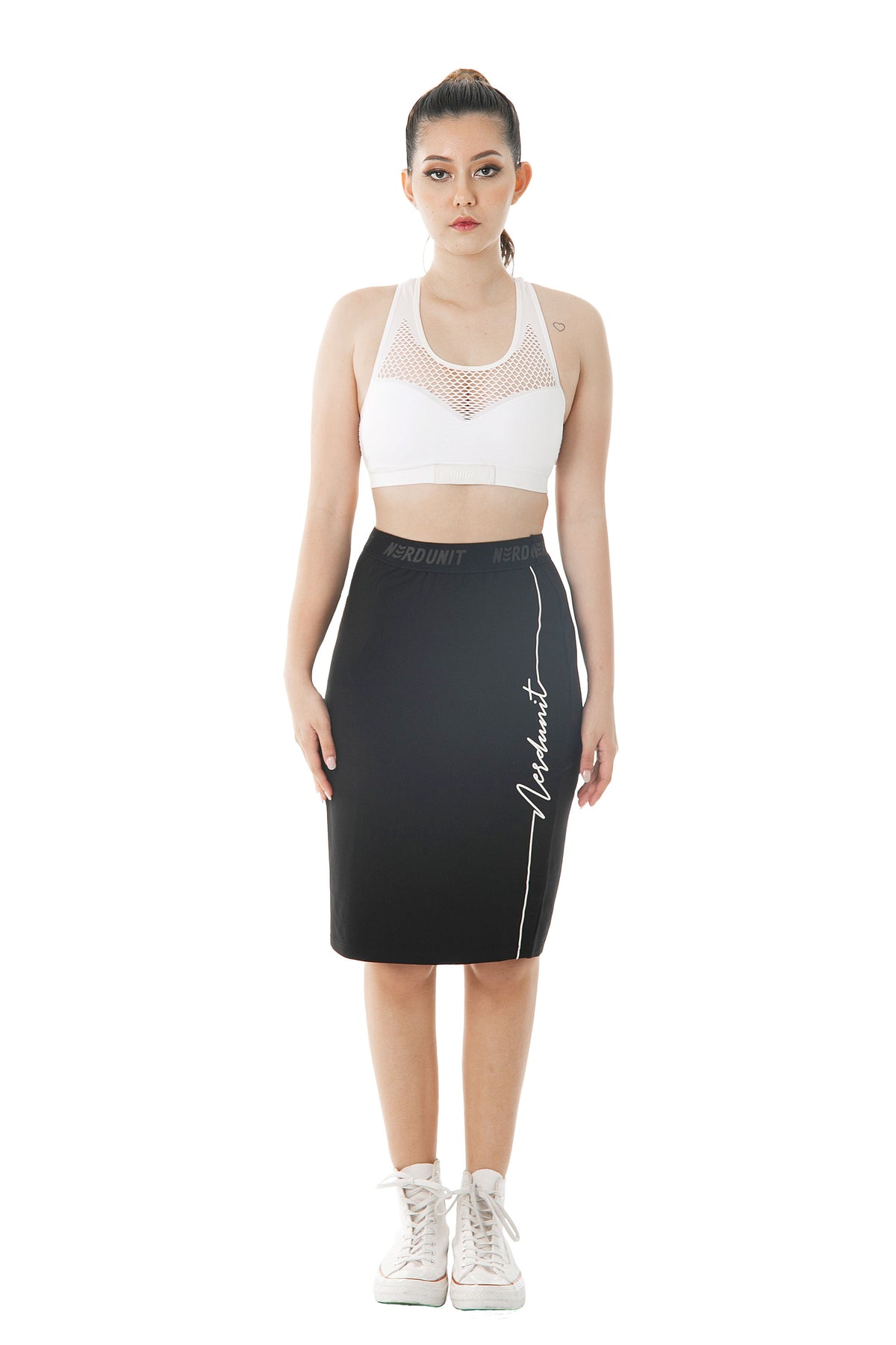 "ANGEL" PENCIL SKIRT | BLACK