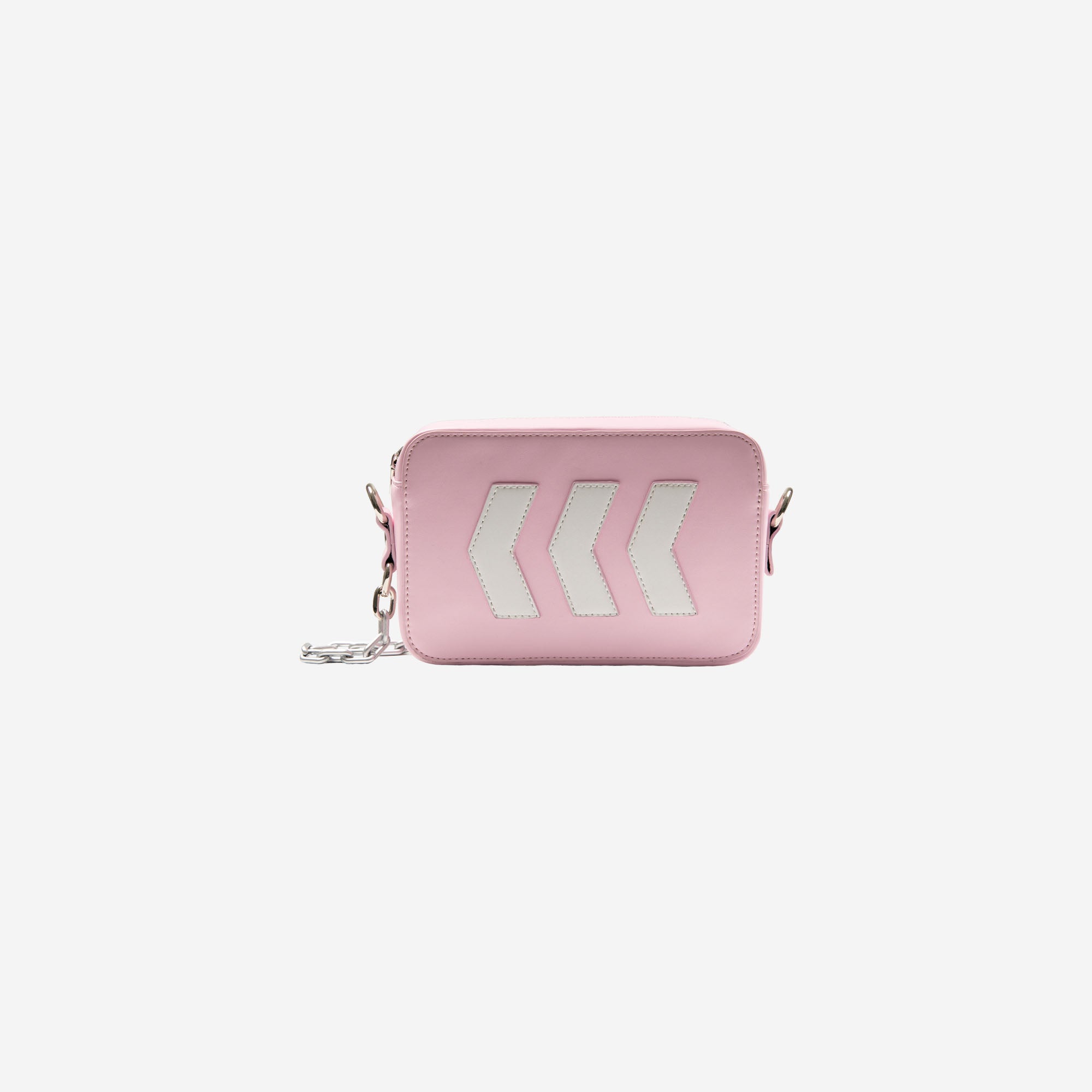 EMBLEM CHAINED BAG | PINK