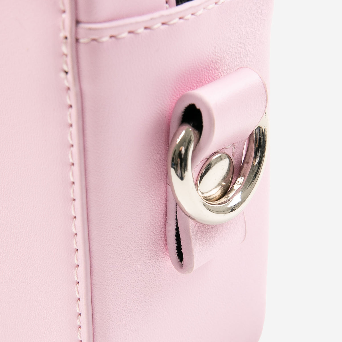 EMBLEM CHAINED BAG | PINK