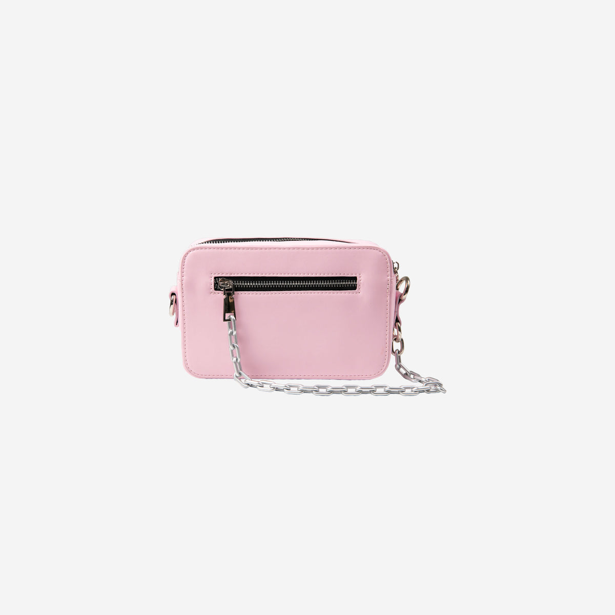 EMBLEM CHAINED BAG | PINK