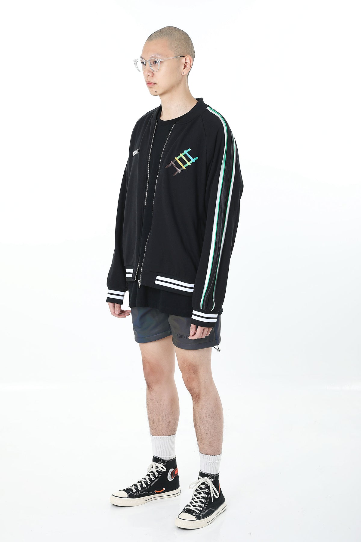 REPROCESS TRACK JACKET | BLACK