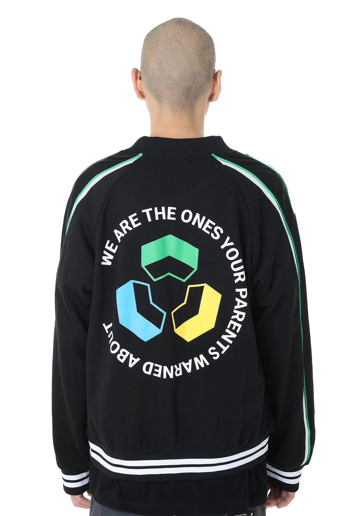 REPROCESS TRACK JACKET | BLACK