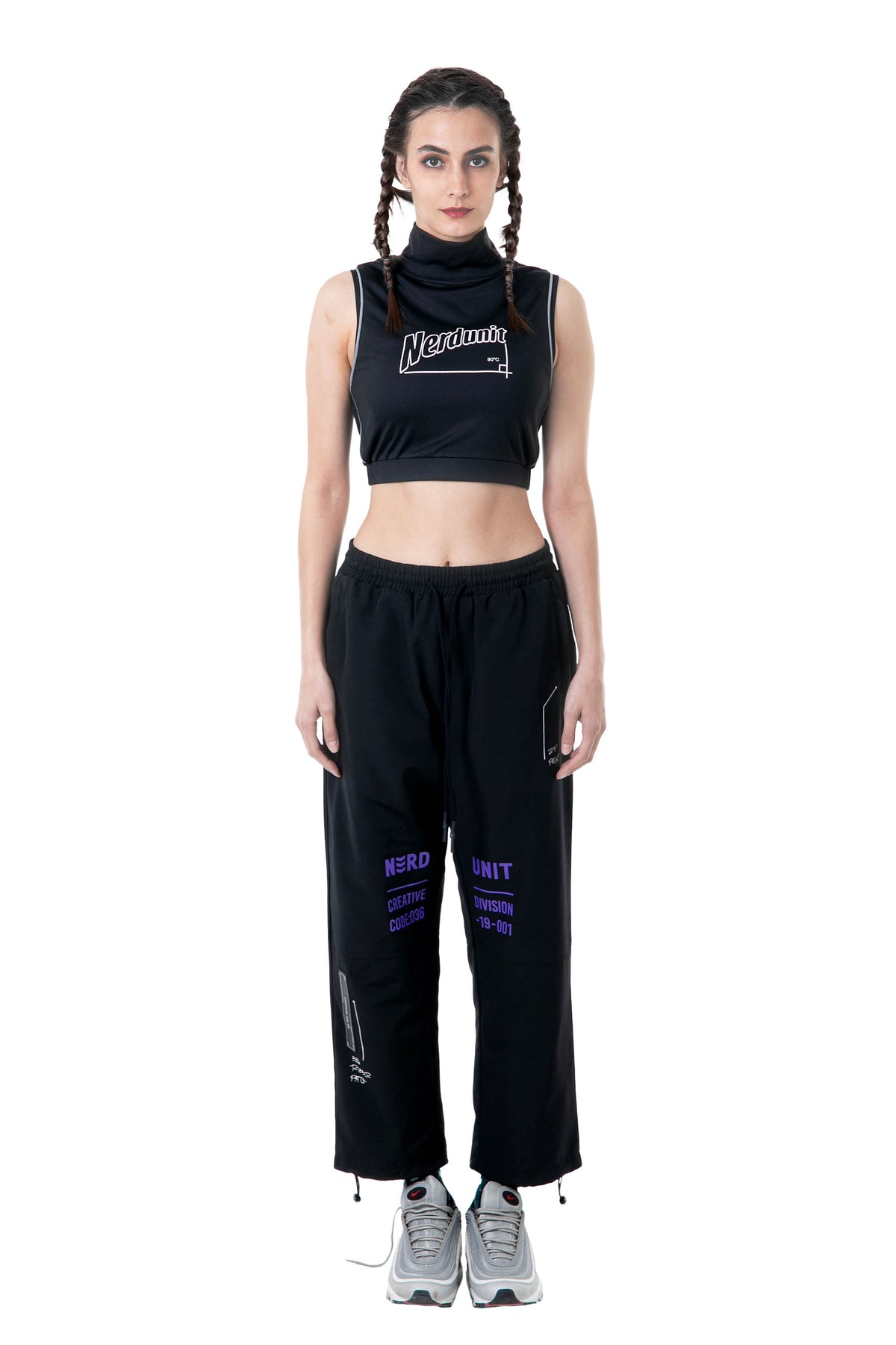 NINETY CROP TOP | BLACK
