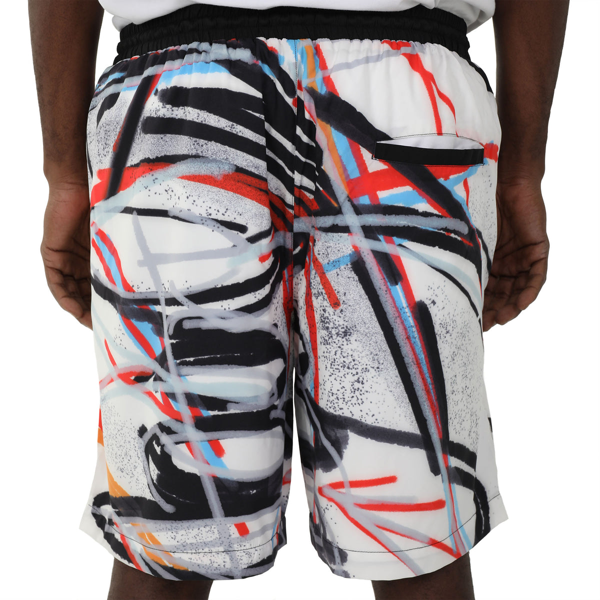 SCRIBBLES SHORTS | WHITE