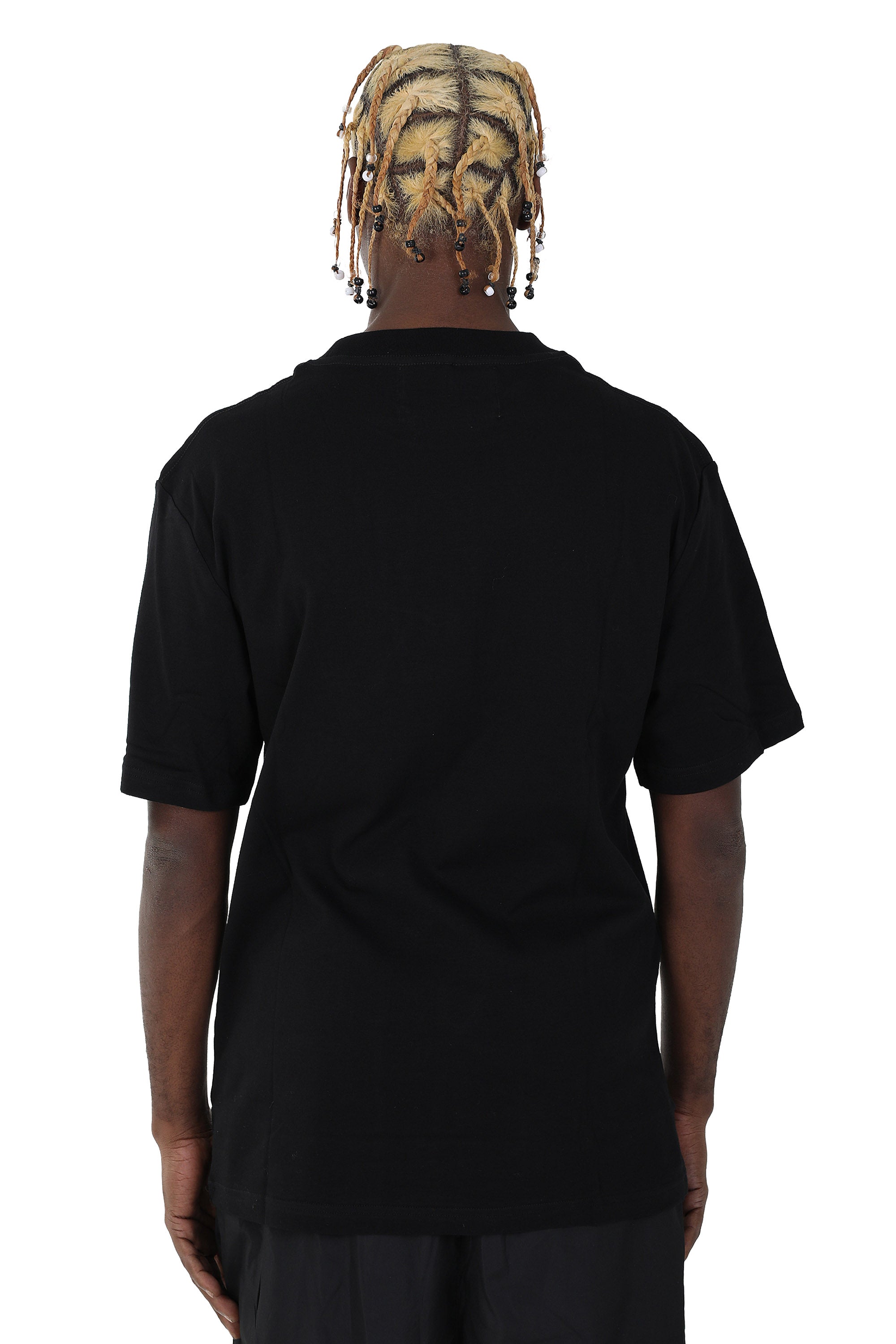 COLLEGE LOGO RHINESTONES TEE | BLACK