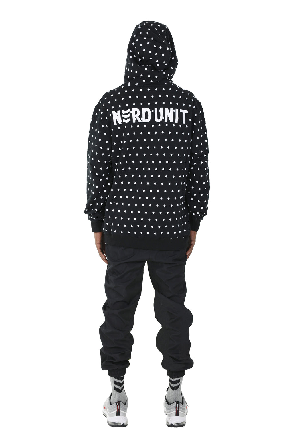 POLKA DOTS HOODIE | BLACK