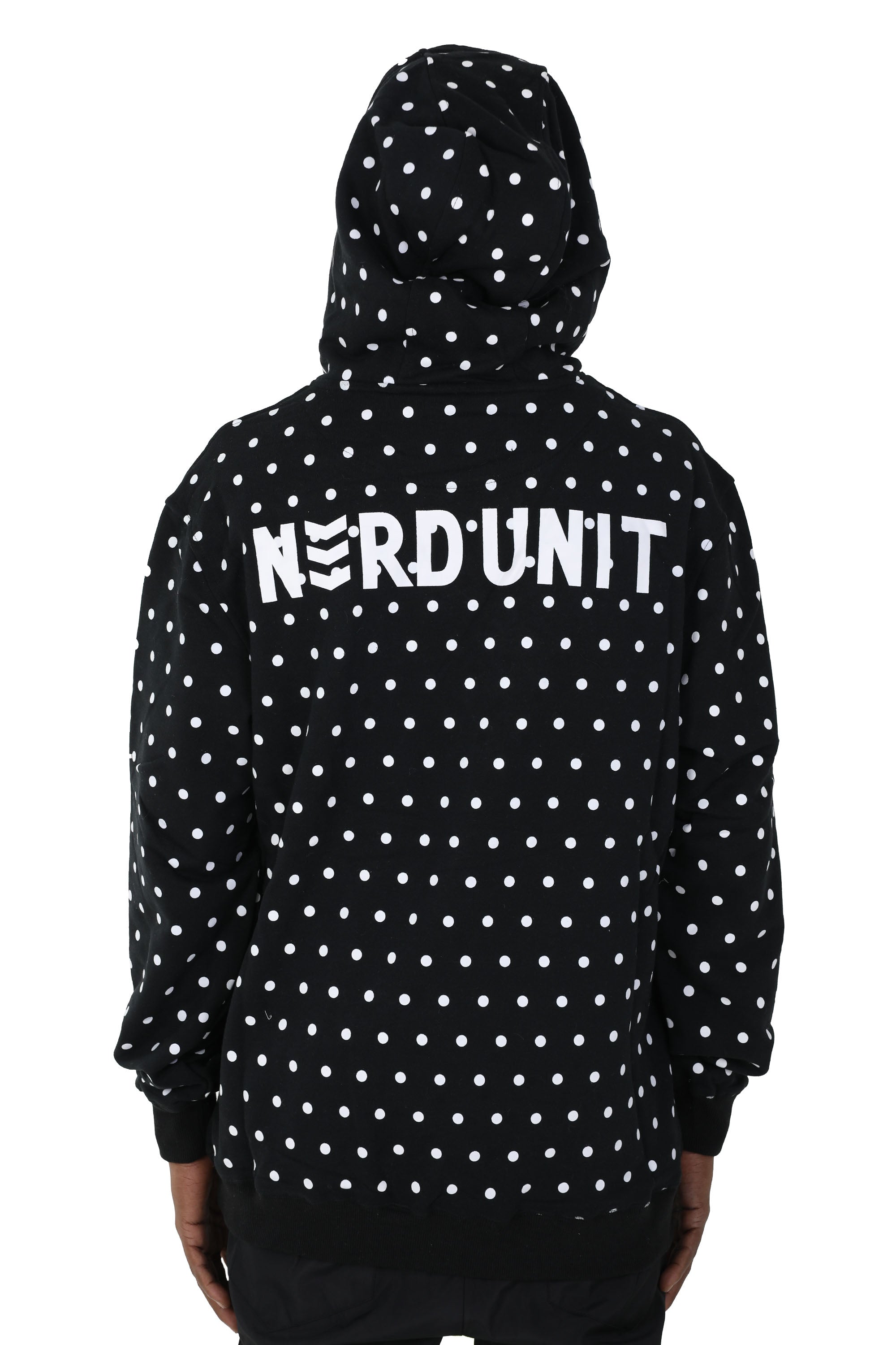 POLKA DOTS HOODIE | BLACK