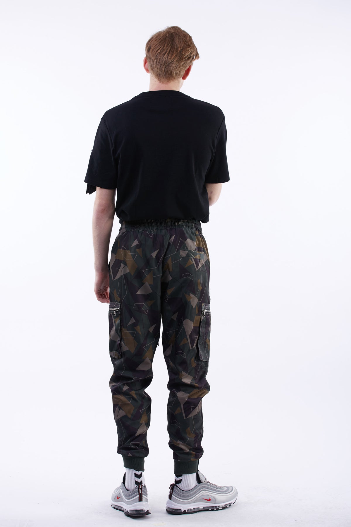 GREEN CAMO CARGO PANTS | GREEN