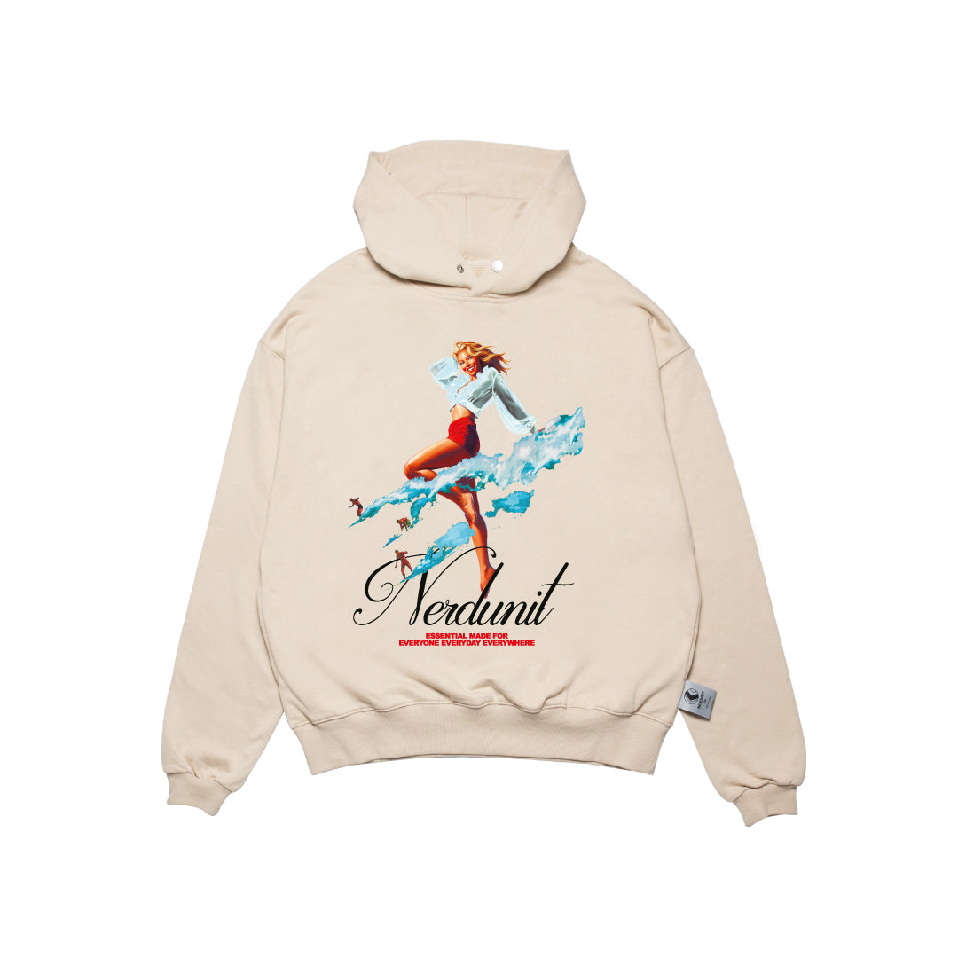 SB Surf Girl Hoodie | Flat White