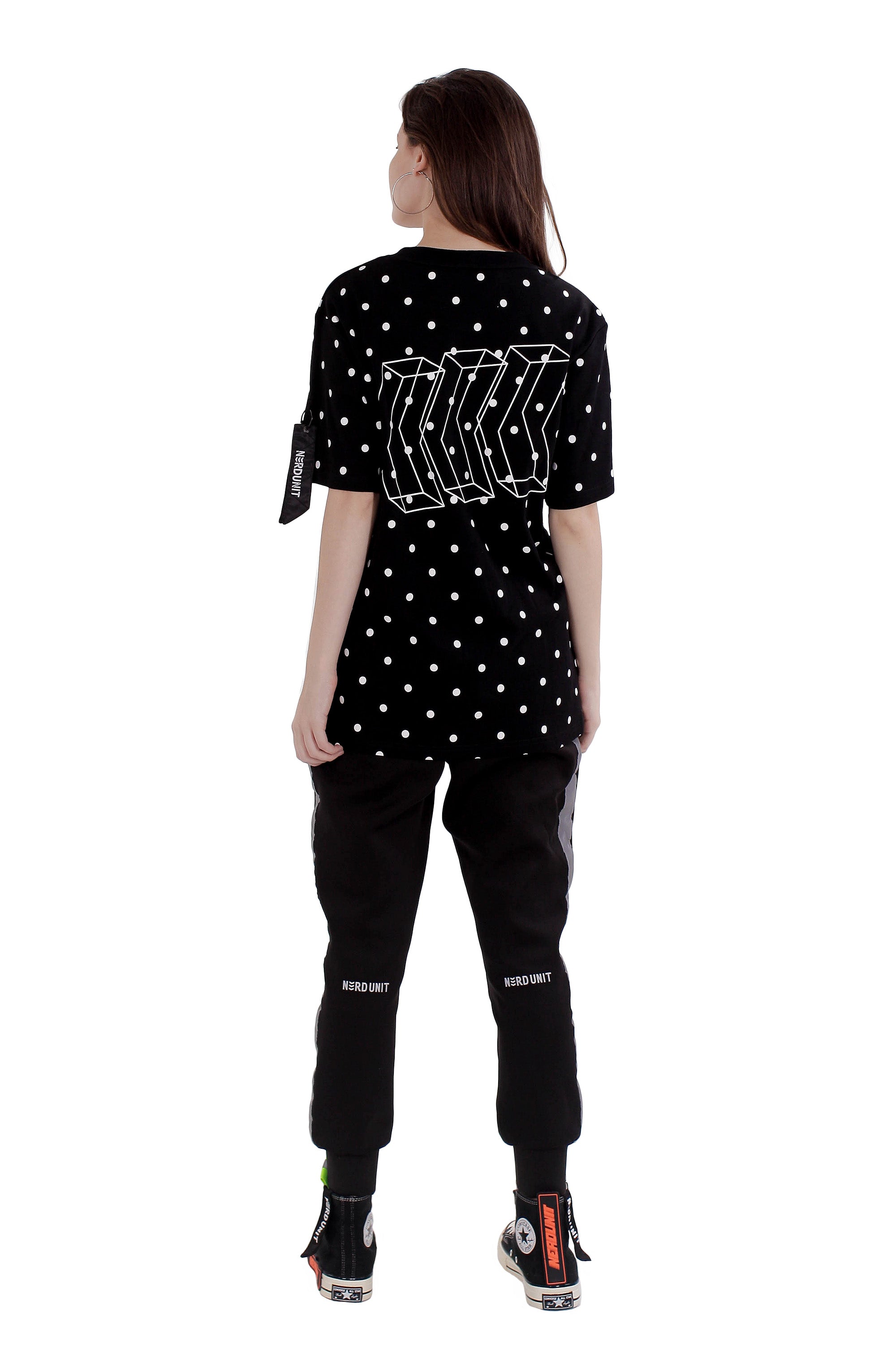 POLKA DOTS TEE | BLACK