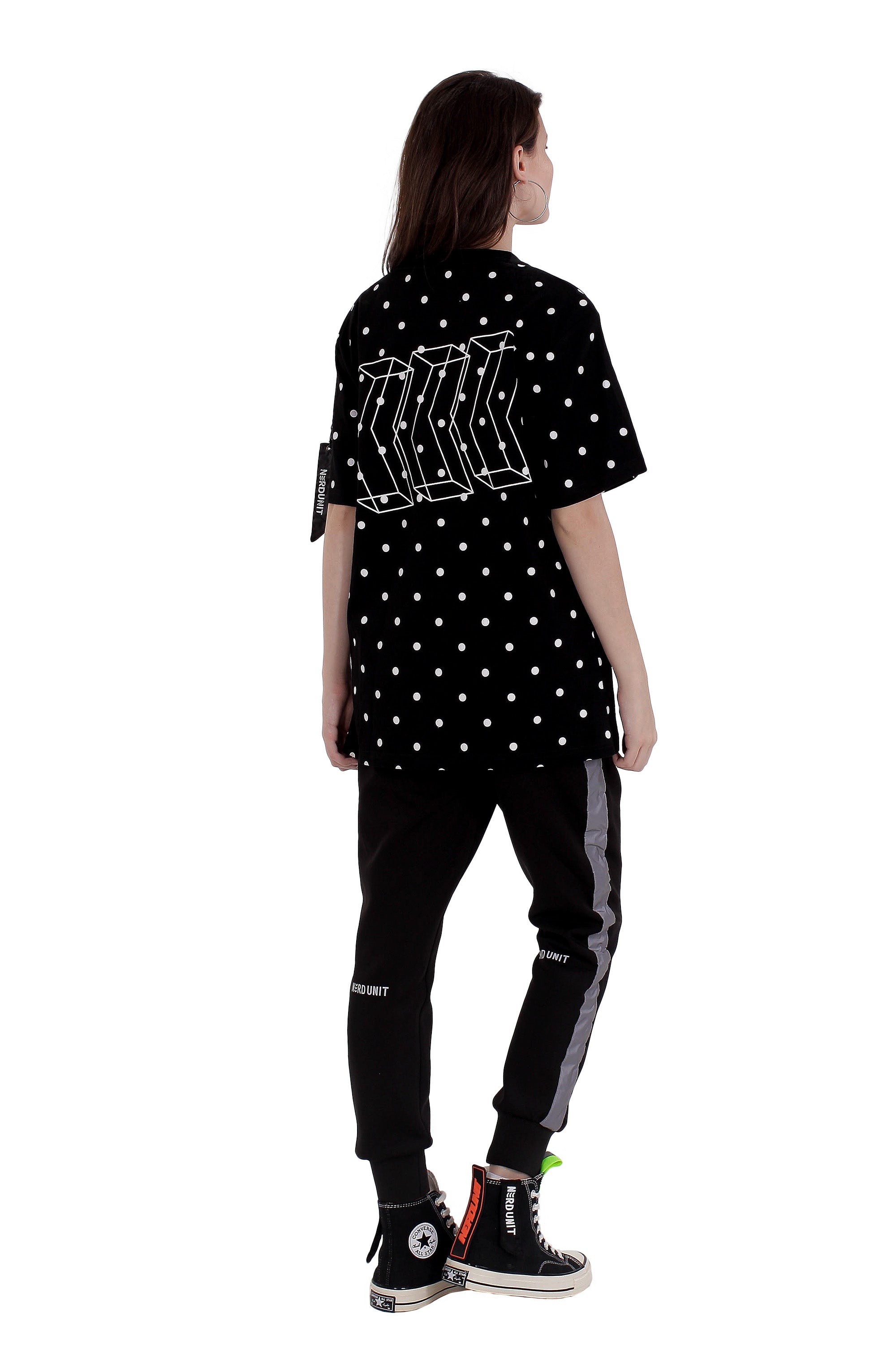 POLKA DOTS TEE | BLACK