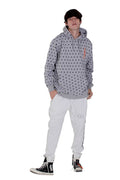 POLKA DOTS HOODIE | GRAY
