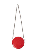 MONOGRAM ROUND BAG | RED