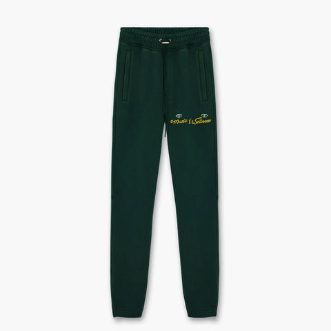 M&W Zipper Sweatpants | Dark Green