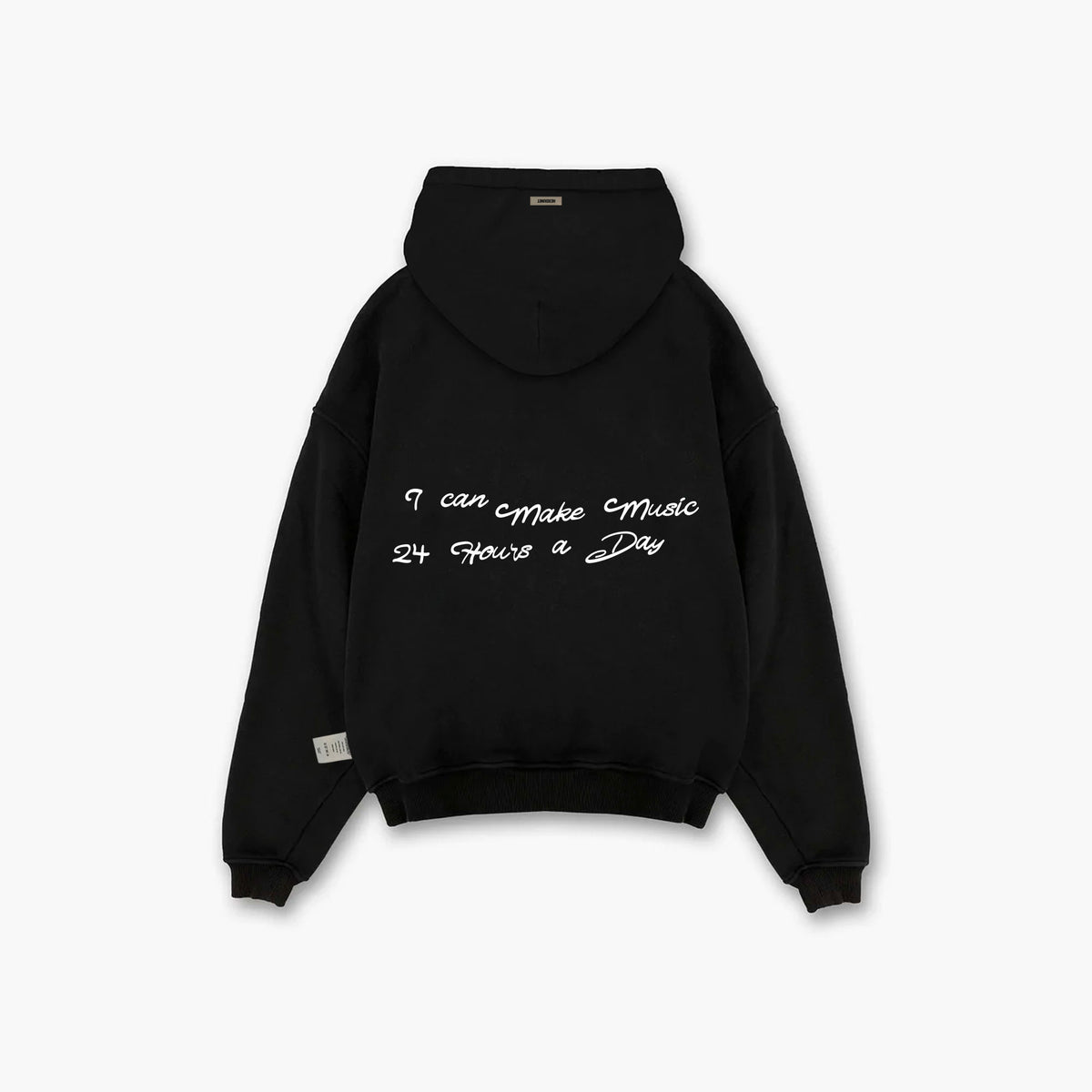 Vinyl Hoodie | Black