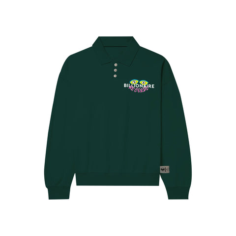 M&W L/S Polo | Dark Green