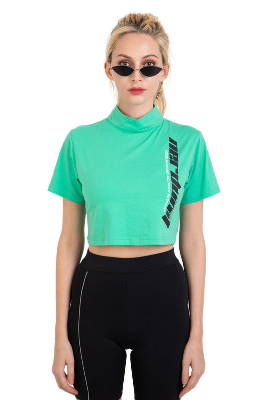 2020 CROPPED TOP | GREEN