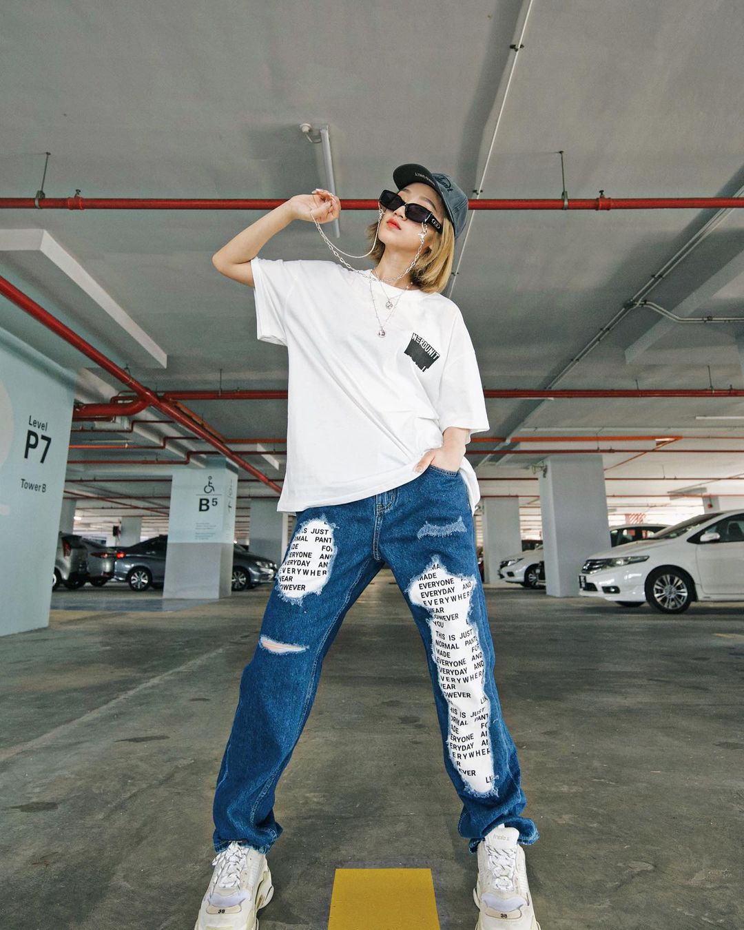 "EXPOSED" JEANS | DENIM BLUE