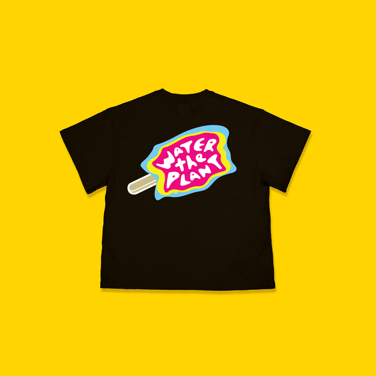 Smiley Popsicles T-Shirt | Black