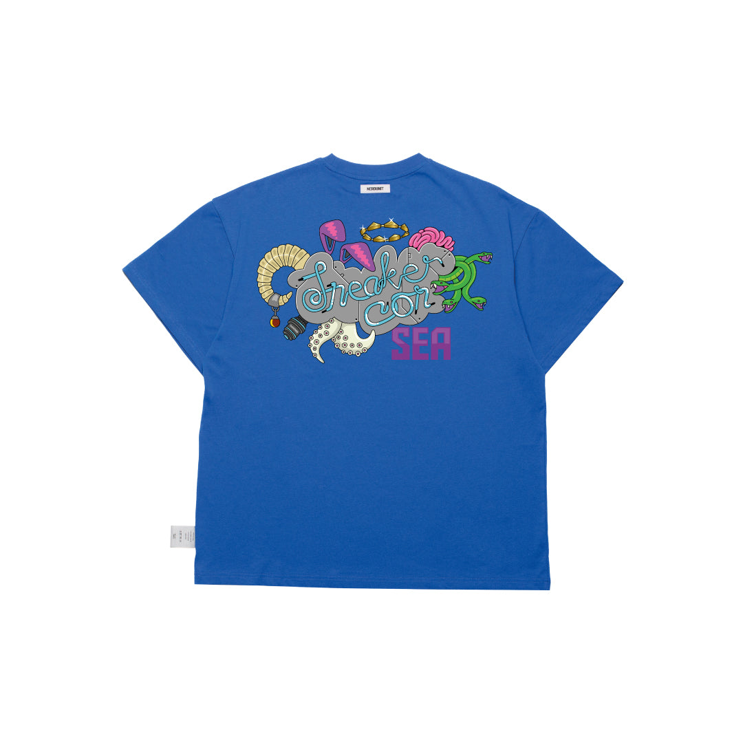 NU x Bratpack x Sneakercon SEA Tshirt | Cobalt Blue