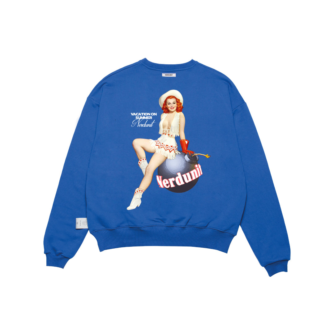 SB Rodeo Girl Sweatshirt | Cobalt Blue