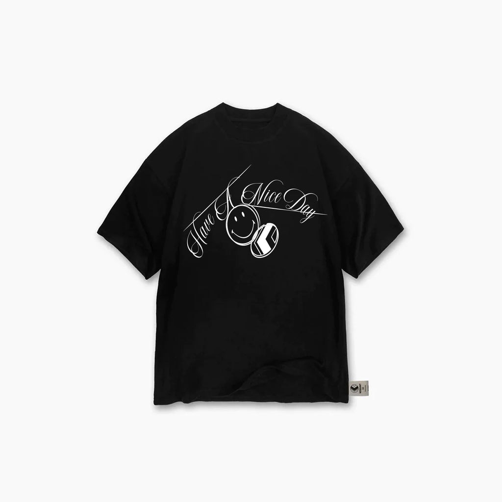 NU x Smiley® Nice Day Tshirt | Black