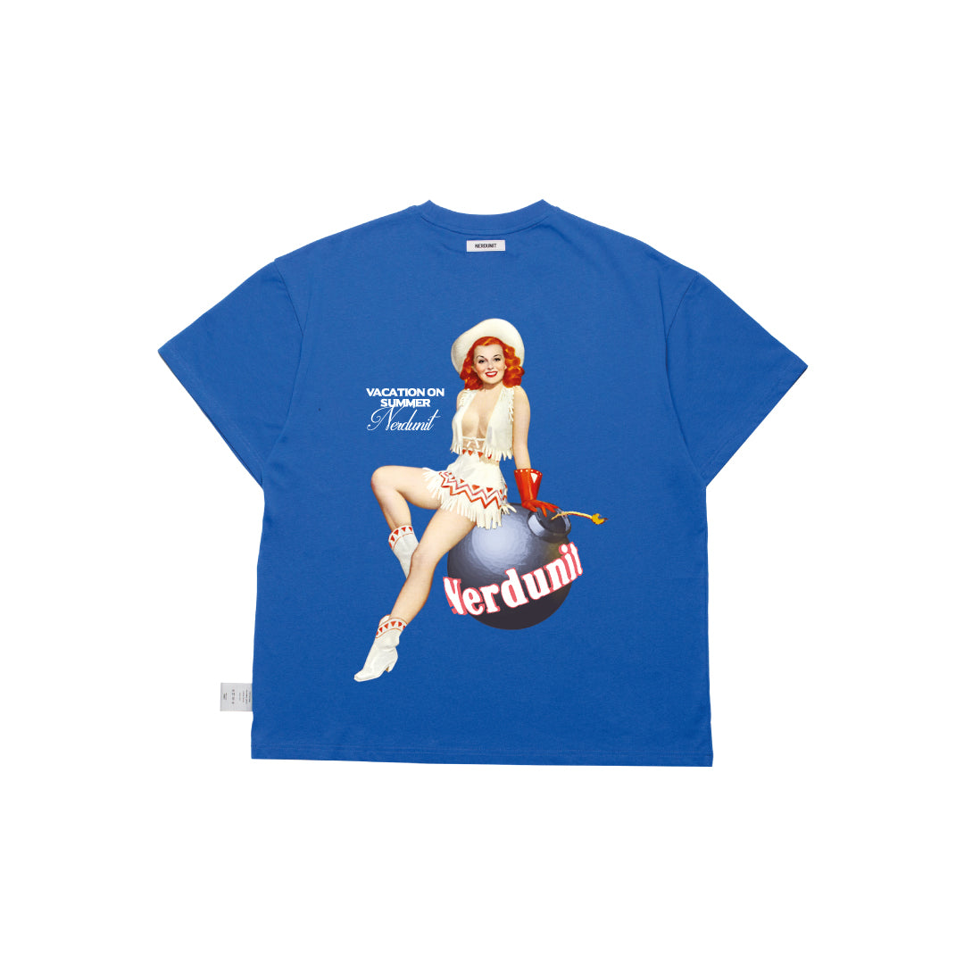 SB Rodeo Girl Tshirt | Cobalt Blue