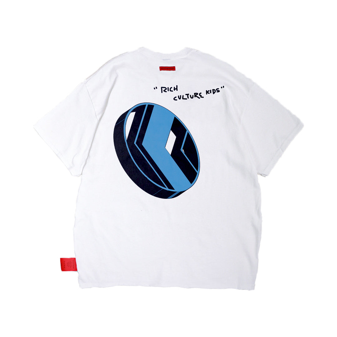 VANDALIZED LOGO TEE | WHITE