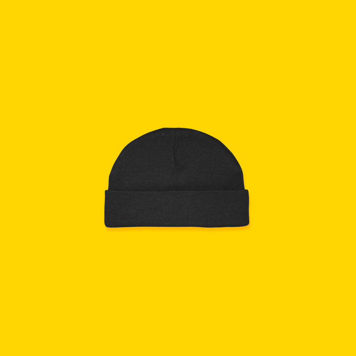 Melting Smiley Beanie | Black