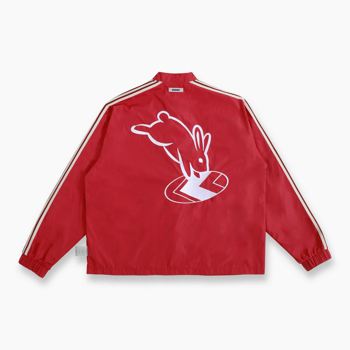 NU x FR2 RABBIT HOLE Coach Jacket | Burgundy