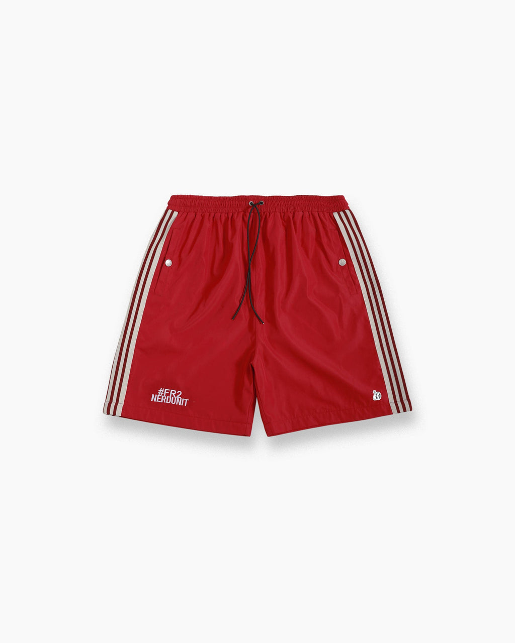 NU x FR2 TRACK Shorts | Burgundy